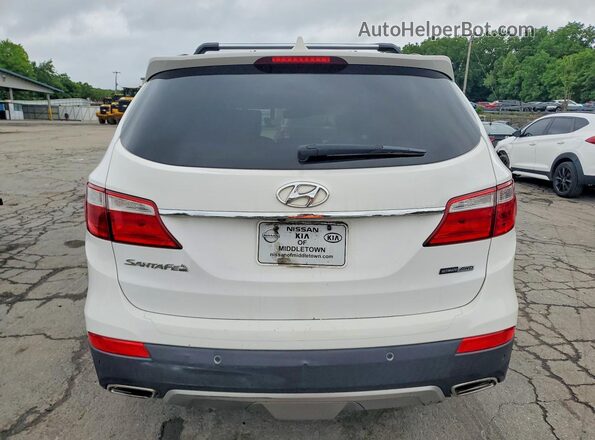 KM8SRDHF2GU140127 2016 HYUNDAI SANTA White Vista trasera
