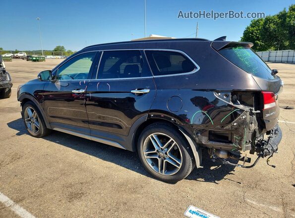 KM8SRDHF2HU234851 2017 HYUNDAI SANTA Brown Задня ліва чверть