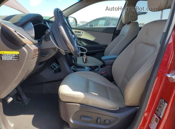 KM8SRDHF2JU258556 2018 HYUNDAI SANTA Red Vista interior delantera