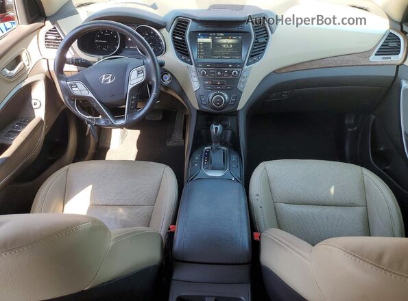 KM8SRDHF2JU258556 2018 HYUNDAI SANTA Red Vista del salpicadero