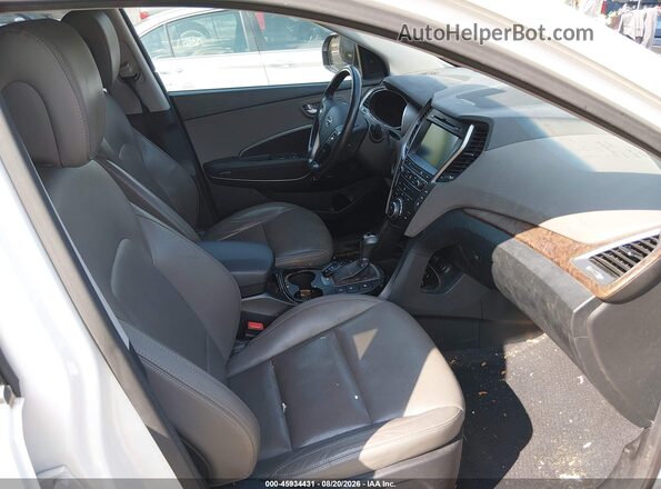 KM8SRDHF4HU177309 2017 HYUNDAI SANTA FE White Вид салону спереду