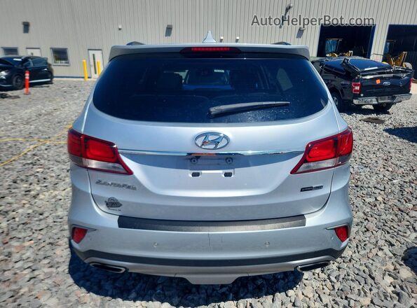 KM8SRDHF5HU203402 2017 HYUNDAI SANTA Silver Widok z tyłu