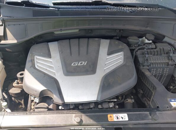 KM8SRDHF6GU132855 2016 HYUNDAI SANTA FE Серый Вид сзади