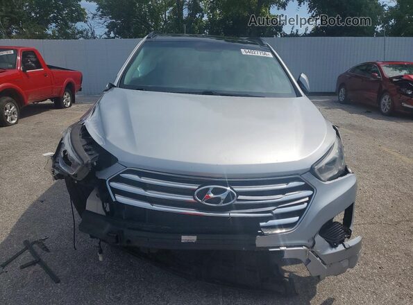 KM8SRDHF6GU136565 2016 HYUNDAI SANTA Silver წინა ხედი