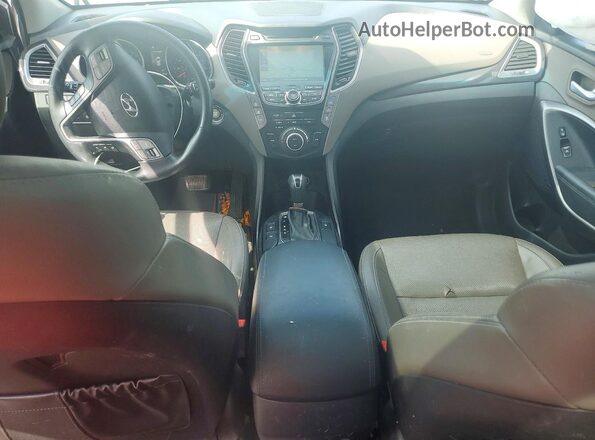 KM8SRDHF6GU136565 2016 HYUNDAI SANTA Silver წინა პანელის ხედი