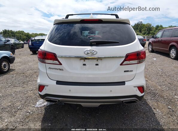 KM8SRDHF6HU207085 2017 HYUNDAI SANTA FE White 