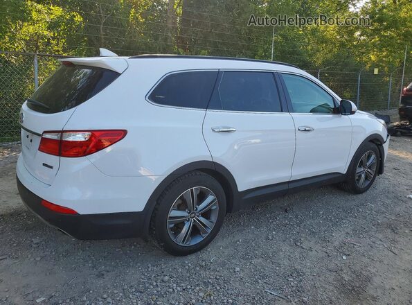 KM8SRDHF8GU139726 2016 HYUNDAI SANTA White Tył prawy
