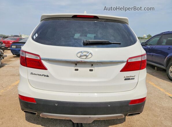 KM8SRDHF9GU138102 2016 HYUNDAI SANTA White Rear view