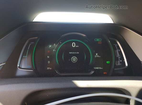 KMHC05LC0LU234311 2020 HYUNDAI IONIQ Black Սարքավորումների վահանակի տեսք