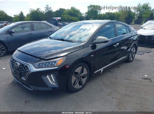 KMHC05LC1LU208610 2020 HYUNDAI IONIQ HYBRID Black Vista tres cuartos delantera izquierda