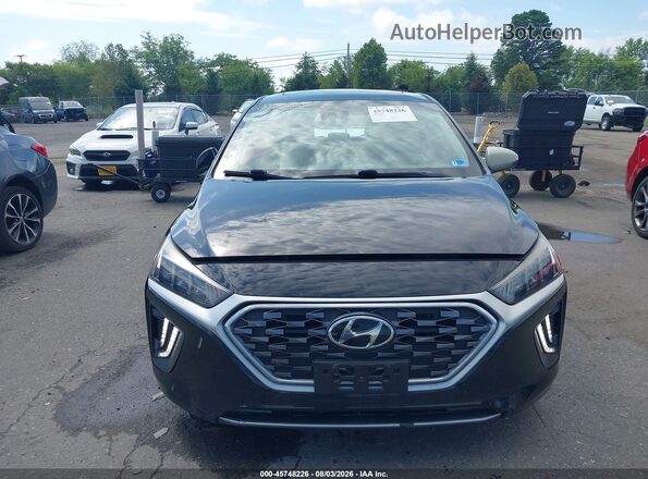 KMHC05LC1LU208610 2020 HYUNDAI IONIQ HYBRID Black Vista del cuadro de instrumentos