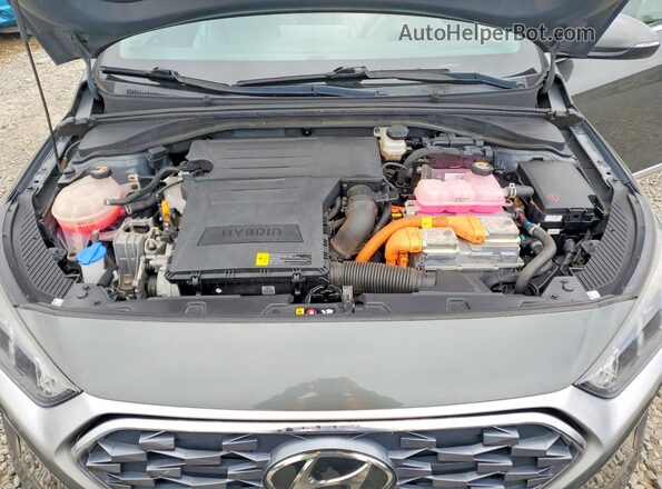 KMHC05LC3MU250360 2021 HYUNDAI IONIQ Gray Rear interior view