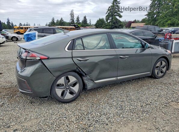 KMHC05LC3MU250360 2021 HYUNDAI IONIQ Gray Rear right