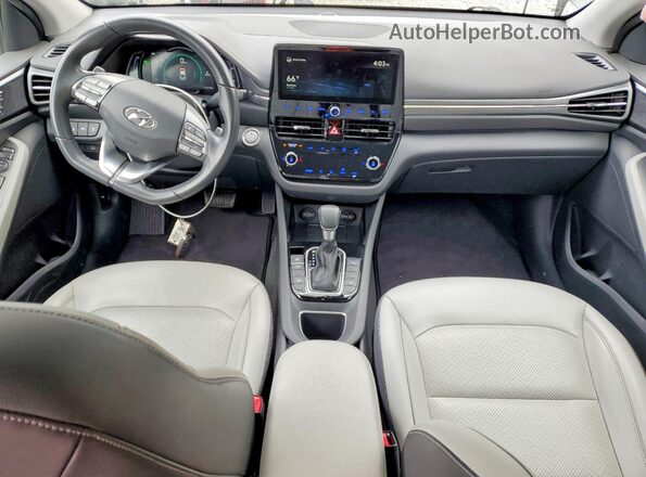 KMHC05LC3MU250360 2021 HYUNDAI IONIQ Gray Dashboard view