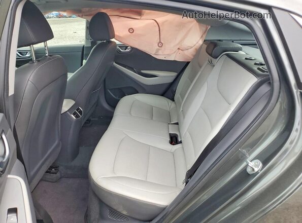 KMHC05LC3MU250360 2021 HYUNDAI IONIQ Gray Rear seats view