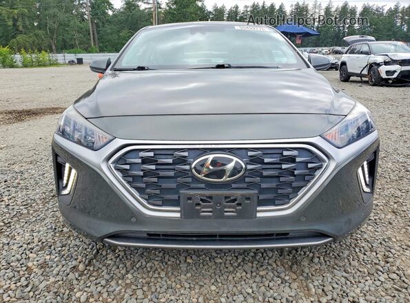 KMHC05LC3MU250360 2021 HYUNDAI IONIQ Gray Front view