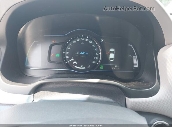 KMHC05LC5JU074794 2018 HYUNDAI IONIQ HYBRID White Rear seats view