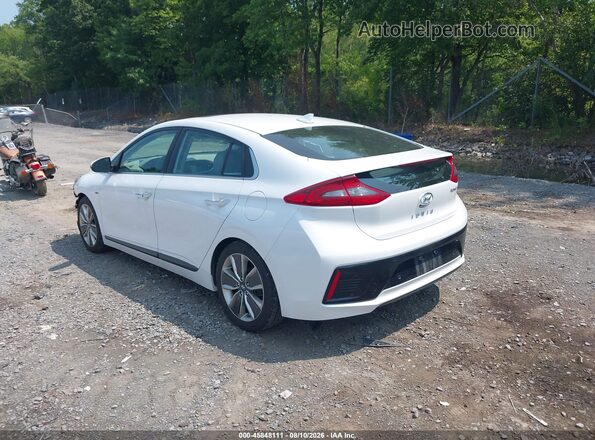 KMHC05LC5JU074794 2018 HYUNDAI IONIQ HYBRID White Rear left
