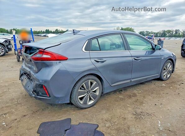 KMHC05LC5JU081812 2018 HYUNDAI IONIQ Gray Հետևի աջ