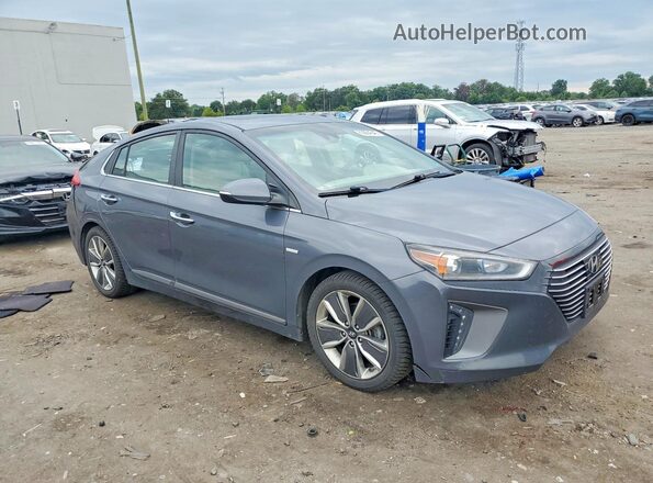 KMHC05LC5JU081812 2018 HYUNDAI IONIQ Gray Առջևի աջ
