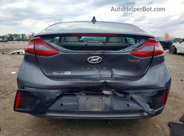 KMHC05LC5JU081812 2018 HYUNDAI IONIQ Gray Հետևի տեսք