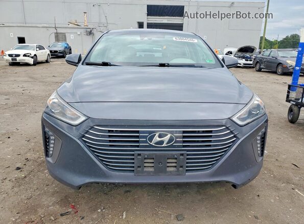 KMHC05LC5JU081812 2018 HYUNDAI IONIQ Gray Դիմացի տեսք