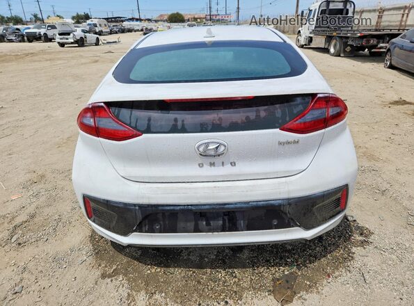 KMHC05LC6KU138780 2019 HYUNDAI IONIQ White Հետևի տեսք