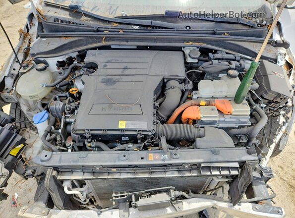 KMHC05LC6KU138780 2019 HYUNDAI IONIQ White Շարժիչի բաժամունքի տեսք