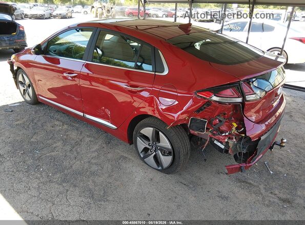 KMHC05LC7NU276543 2022 HYUNDAI IONIQ HYBRID Red Задня ліва чверть