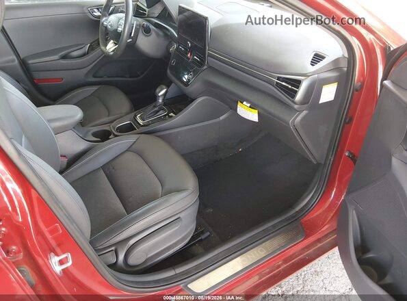 KMHC05LC7NU276543 2022 HYUNDAI IONIQ HYBRID Red Вид салону спереду