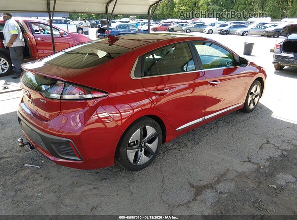 KMHC05LC7NU276543 2022 HYUNDAI IONIQ HYBRID Red Задня права чверть
