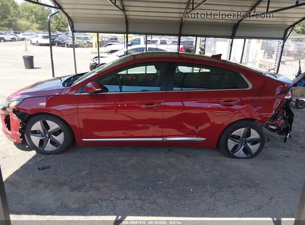 KMHC05LC7NU276543 2022 HYUNDAI IONIQ HYBRID Red Панорамний вид салону 360°