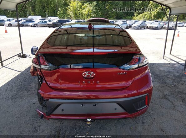 KMHC05LC7NU276543 2022 HYUNDAI IONIQ HYBRID Red 