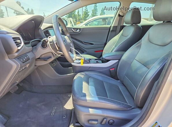 KMHC05LH0KU034992 2019 HYUNDAI IONIQ Silver Սալոնի դիմացի տեսք