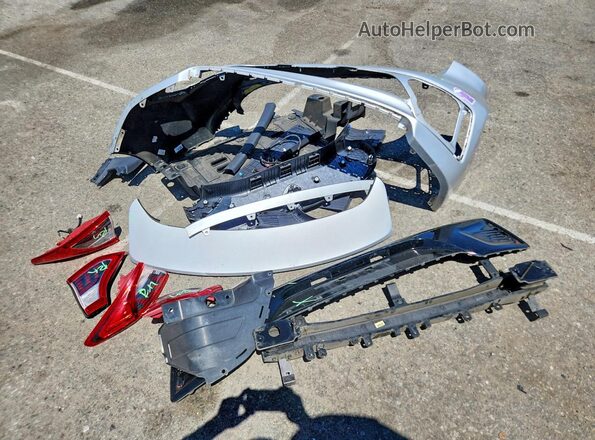 KMHC05LH0KU034992 2019 HYUNDAI IONIQ Silver Շարժիչի բաժամունքի տեսք