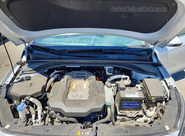 KMHC05LH0KU034992 2019 HYUNDAI IONIQ Silver Սալոնի հետևի տեսք
