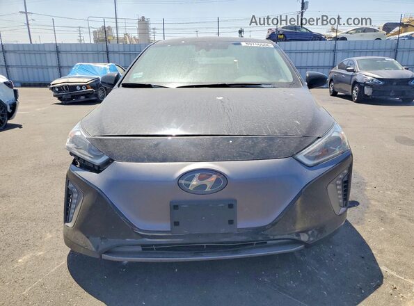 KMHC05LH9JU028977 2018 HYUNDAI IONIQ Black Front view