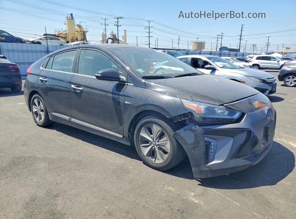 KMHC05LH9JU028977 2018 HYUNDAI IONIQ Black Front right