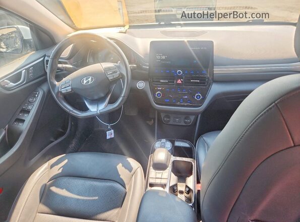 KMHC05LJ1LU059646 2020 HYUNDAI IONIQ White Առջևի վահանակի տեսք
