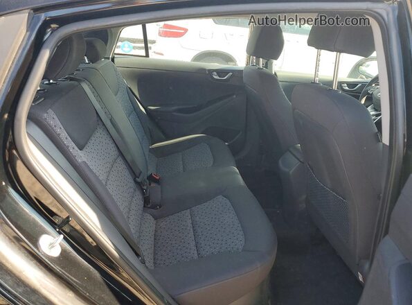 KMHC65LC0HU030601 2017 HYUNDAI IONIQ Black Rear seats view
