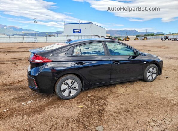 KMHC65LC0JU065516 2018 HYUNDAI IONIQ Черный Задняя правая четверть