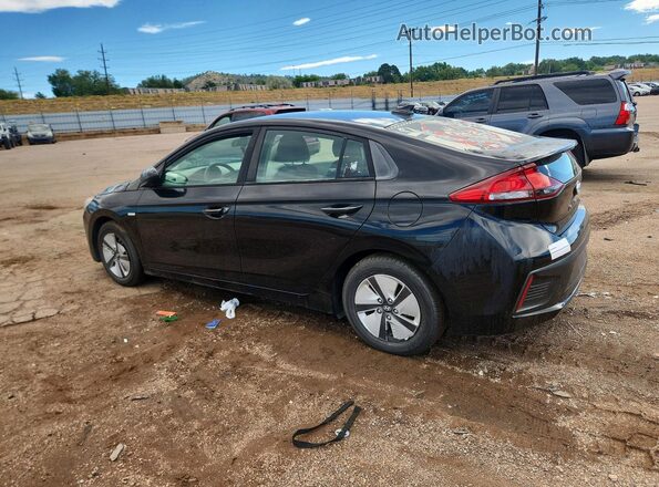 KMHC65LC0JU065516 2018 HYUNDAI IONIQ Черный Задняя левая четверть
