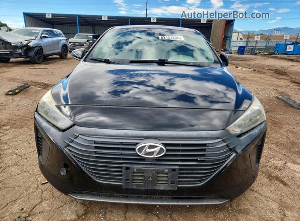 KMHC65LC0JU065516 2018 HYUNDAI IONIQ Черный Вид спереди