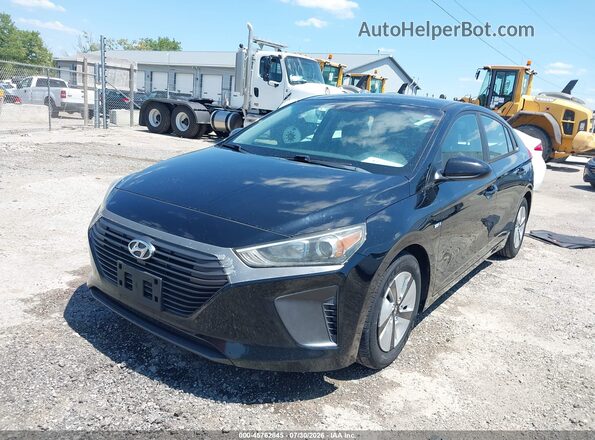 KMHC65LC0JU075477 2018 HYUNDAI IONIQ HYBRID Black Front left