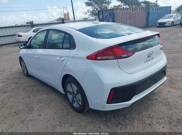 KMHC65LC0JU075589 2018 HYUNDAI IONIQ HYBRID White Tył lewy