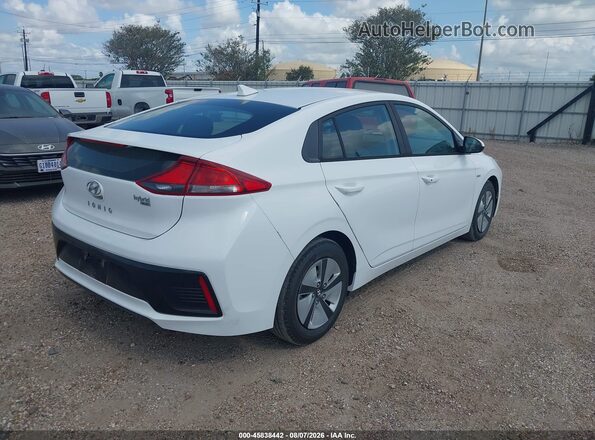 KMHC65LC0JU075589 2018 HYUNDAI IONIQ HYBRID White Tył prawy