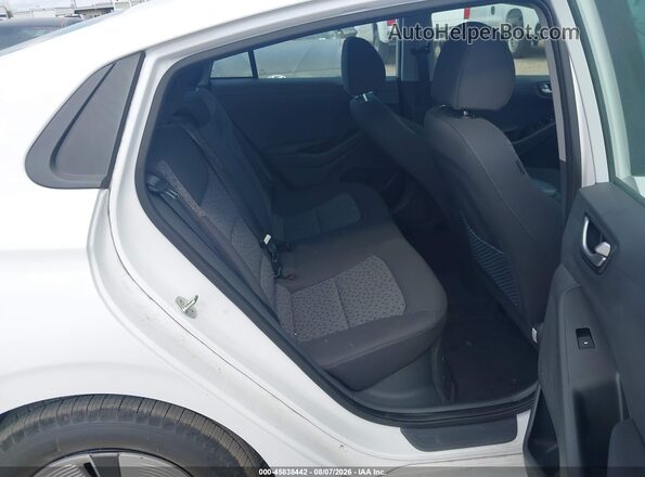 KMHC65LC0JU075589 2018 HYUNDAI IONIQ HYBRID White Widok naklejki z numerem VIN