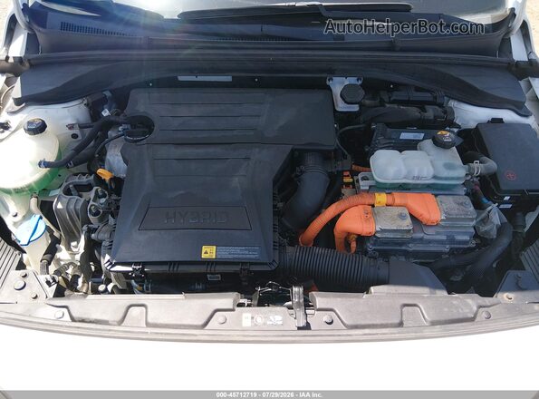 KMHC65LC0JU100250 2018 HYUNDAI IONIQ HYBRID Белый Вид сзади