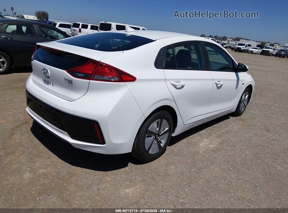 KMHC65LC0JU100250 2018 HYUNDAI IONIQ HYBRID Белый Задняя правая четверть