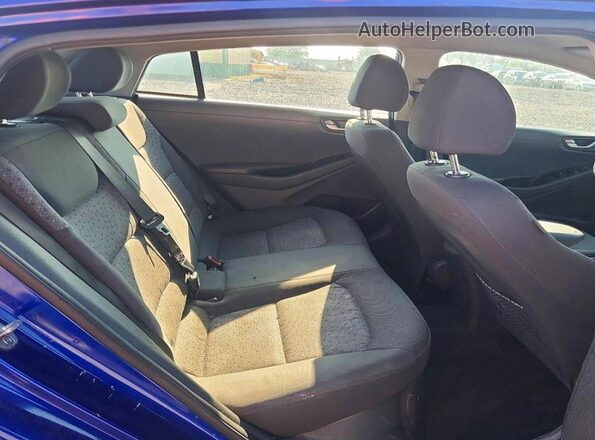 KMHC65LC0KU173832 2019 HYUNDAI IONIQ Blue Rear seats view